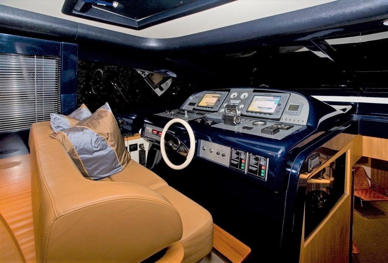 inside of a car aboard BON VIVANT Yacht for Sale
