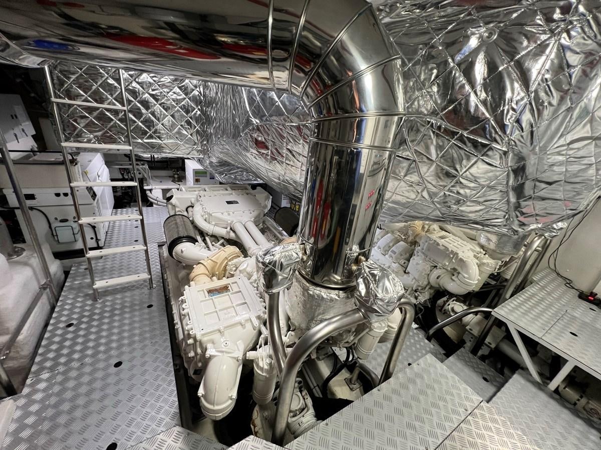 a close-up of a machine aboard QUEEN ANA Yacht for Sale