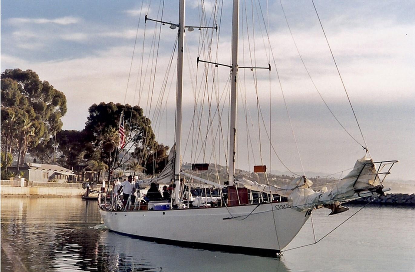 a boat on the water aboard CURLEW Yacht for Sale