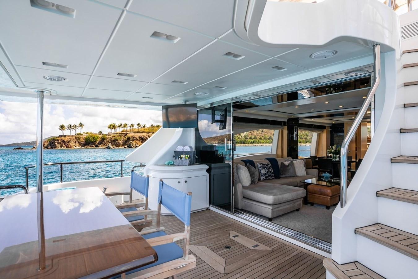 a boat on the water aboard Valere Yacht for Sale