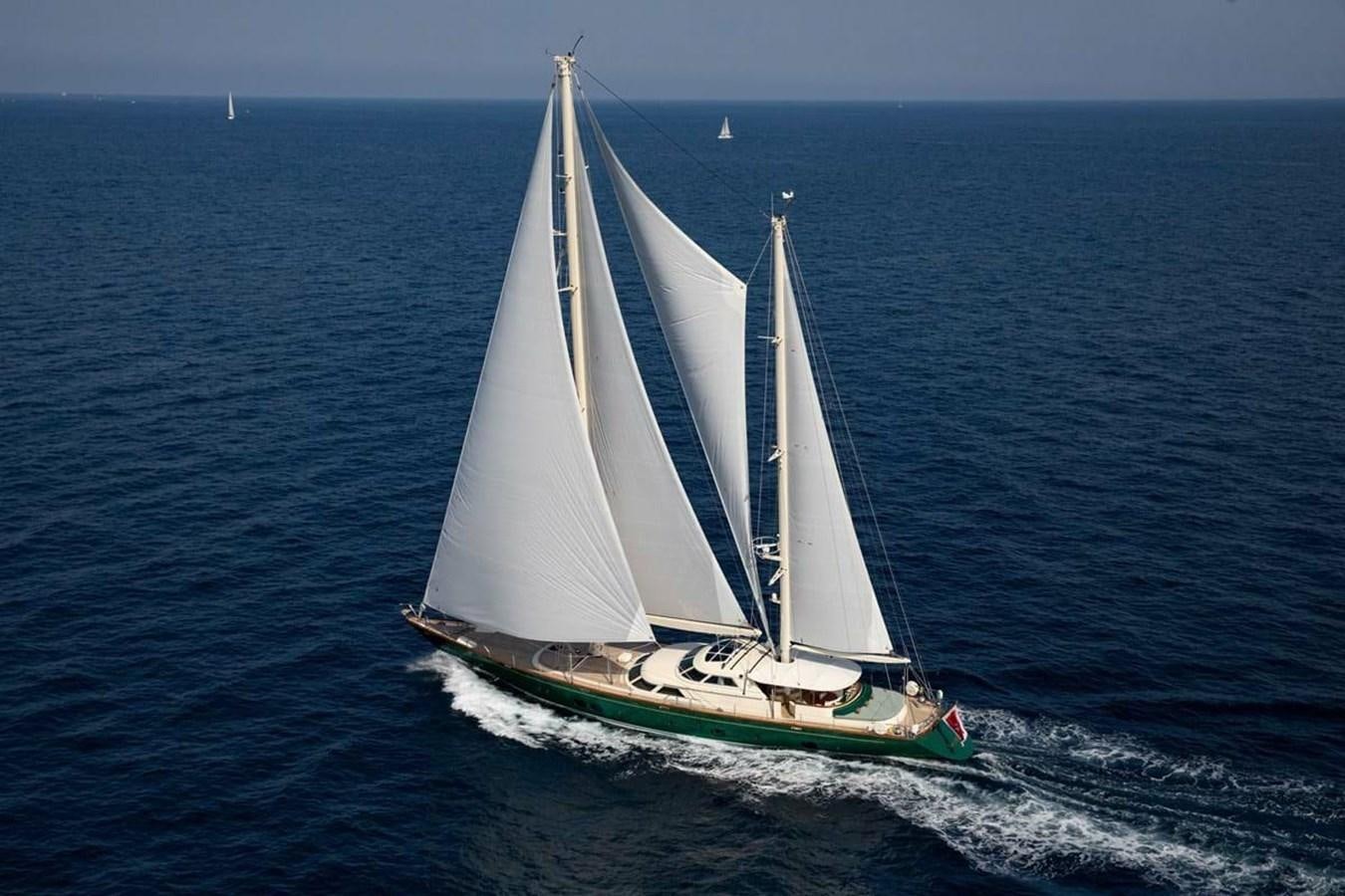 a sailboat on the water aboard NORFOLK STAR Yacht for Charter