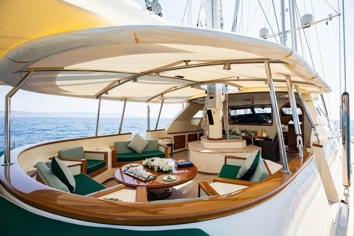 a boat on the water aboard NORFOLK STAR Yacht for Charter