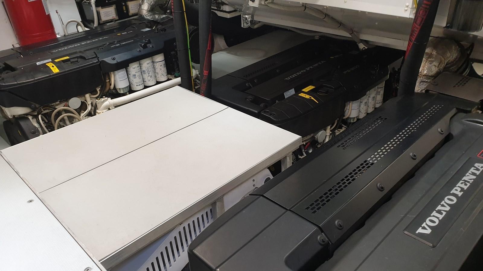 a machine with a piece of equipment aboard VISIONARIA Yacht for Sale