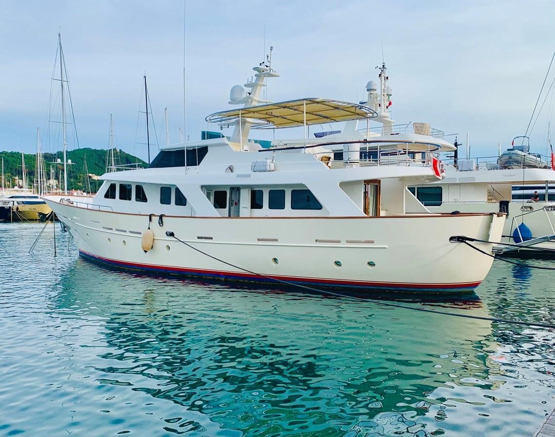 a boat in the water aboard M.C Yacht for Sale