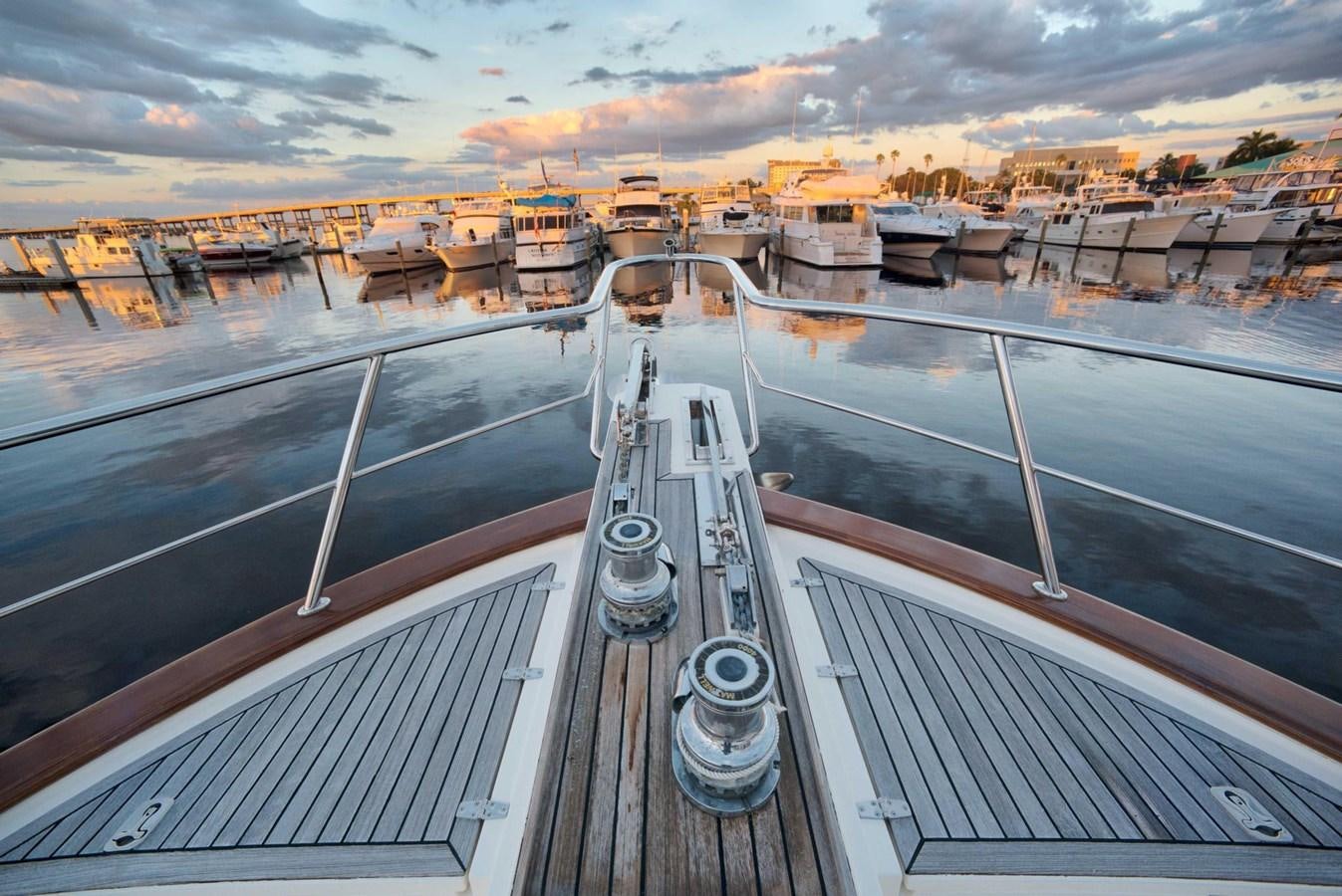 a train on a bridge aboard BEACH TO BEACH Yacht for Sale