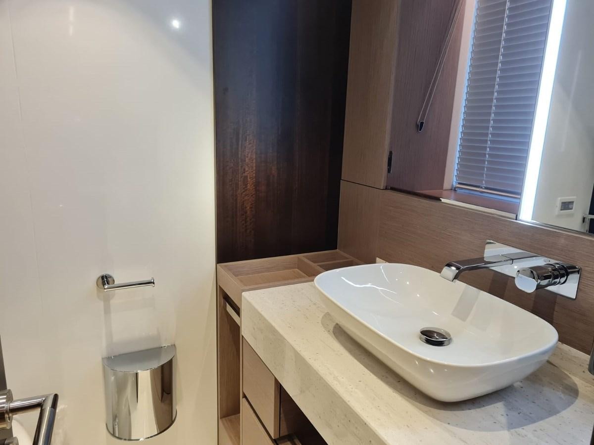 a sink in a bathroom aboard CANDY Yacht for Sale