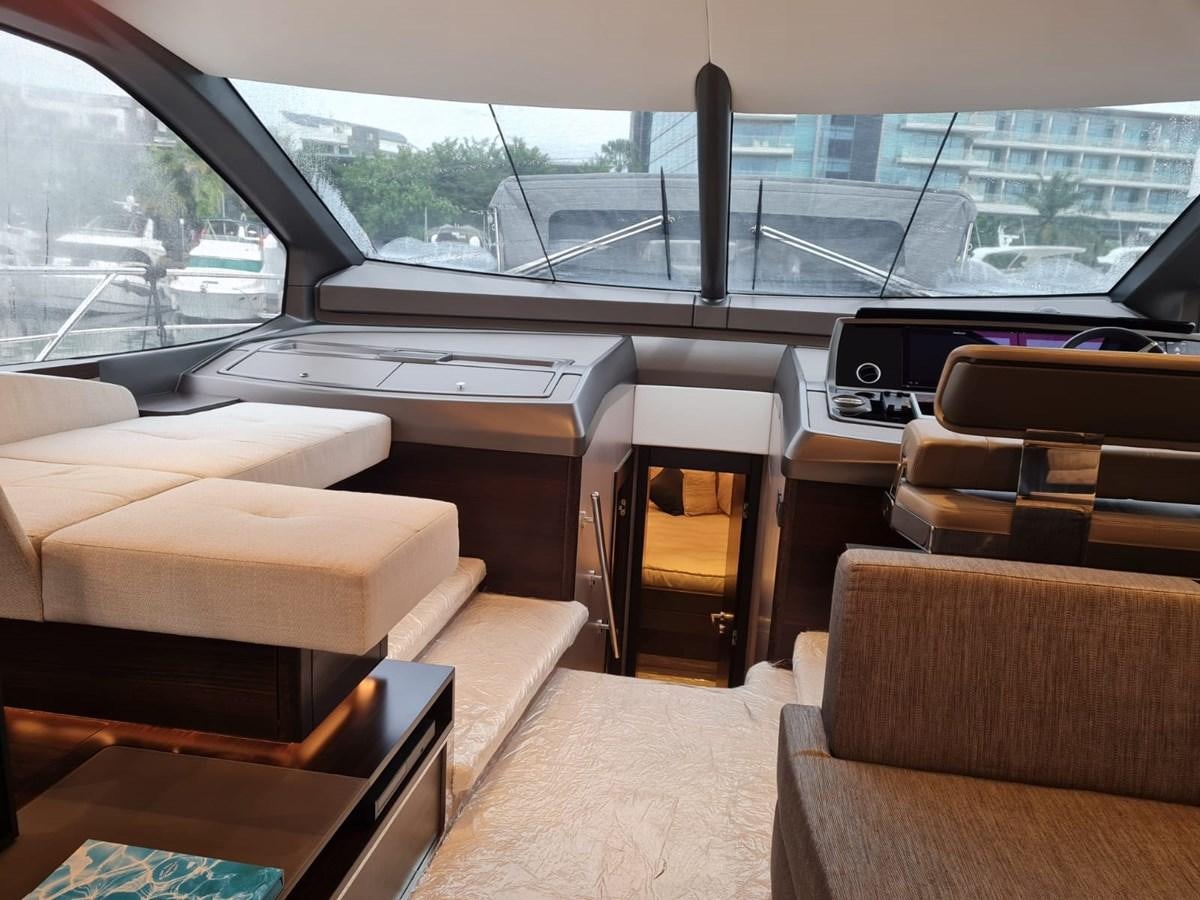 inside of a car aboard CANDY Yacht for Sale