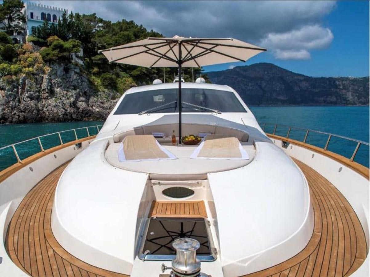 a boat on a deck aboard FB Yacht for Sale