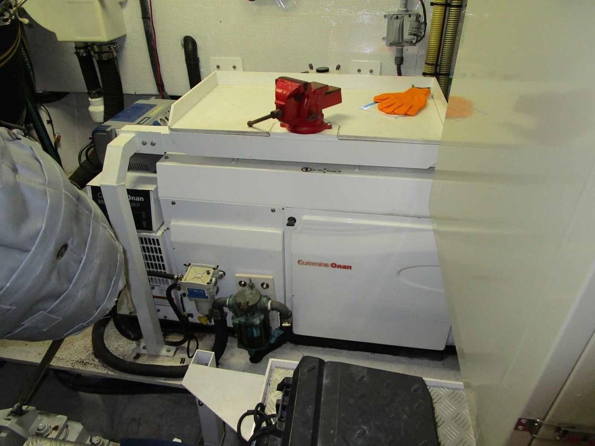 a machine with a red cloth on the top aboard MOJO II Yacht for Sale