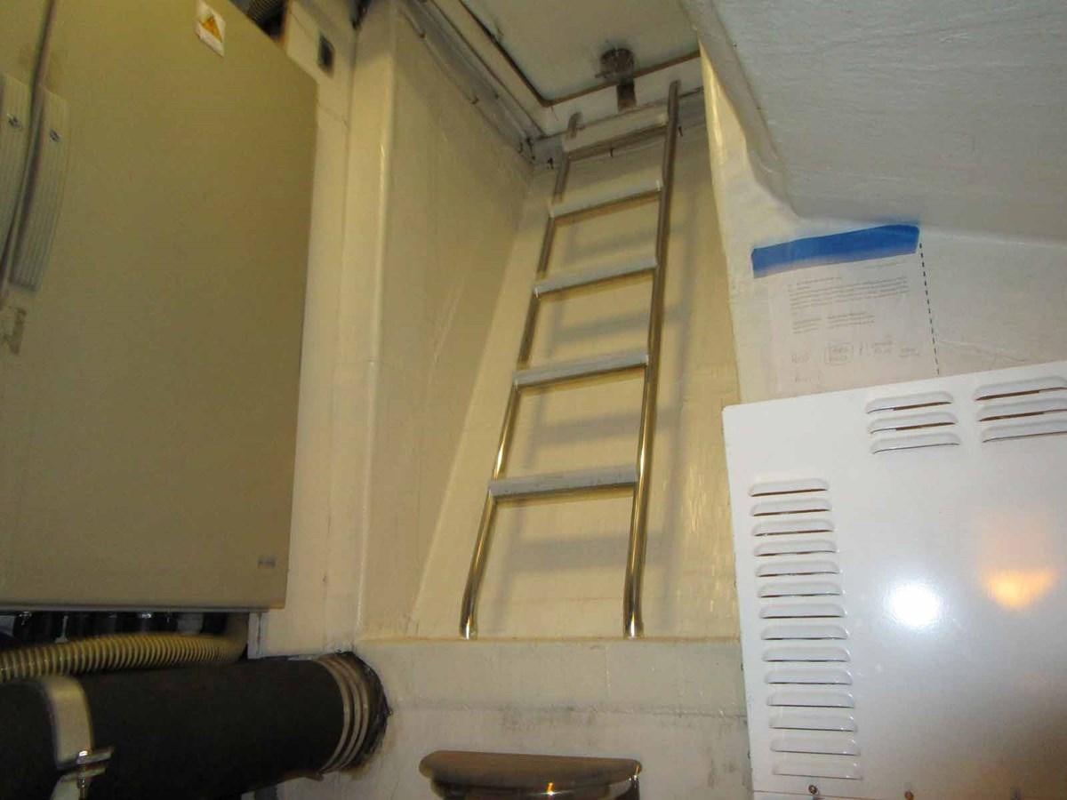 a ladder in a room aboard MOJO II Yacht for Sale