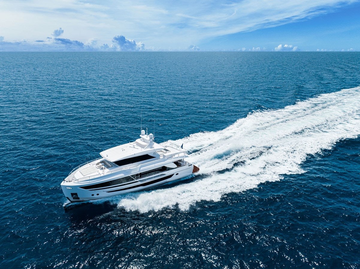a boat on the water aboard FD80 608 Yacht for Sale