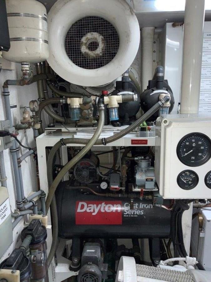 a machine with a large fan aboard LADY GRACE Yacht for Sale