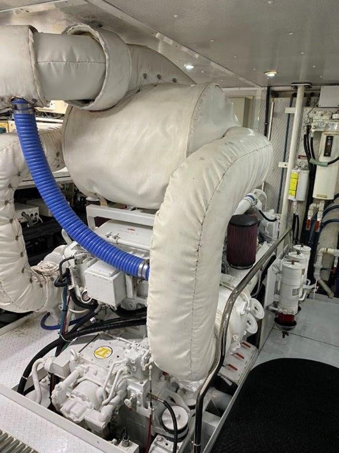 a large white machine with a large white substance on it aboard LADY GRACE Yacht for Sale
