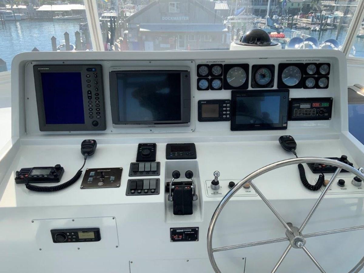 a machine with many buttons and dials aboard LADY GRACE Yacht for Sale