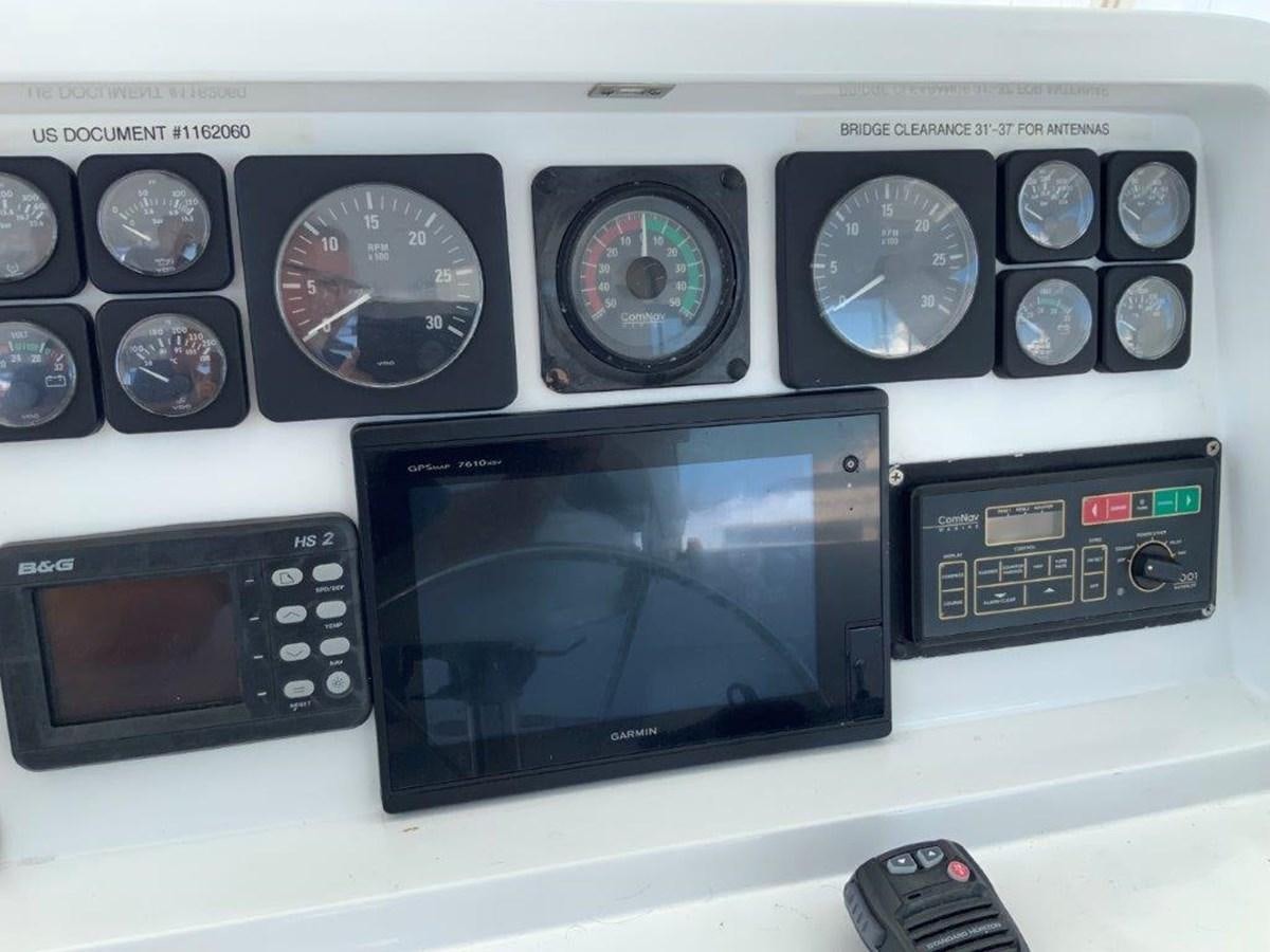 a panel of a car aboard LADY GRACE Yacht for Sale