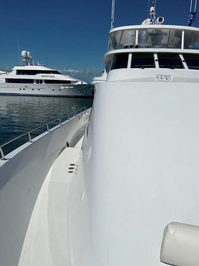 a group of boats in a harbor aboard LADY GRACE Yacht for Sale