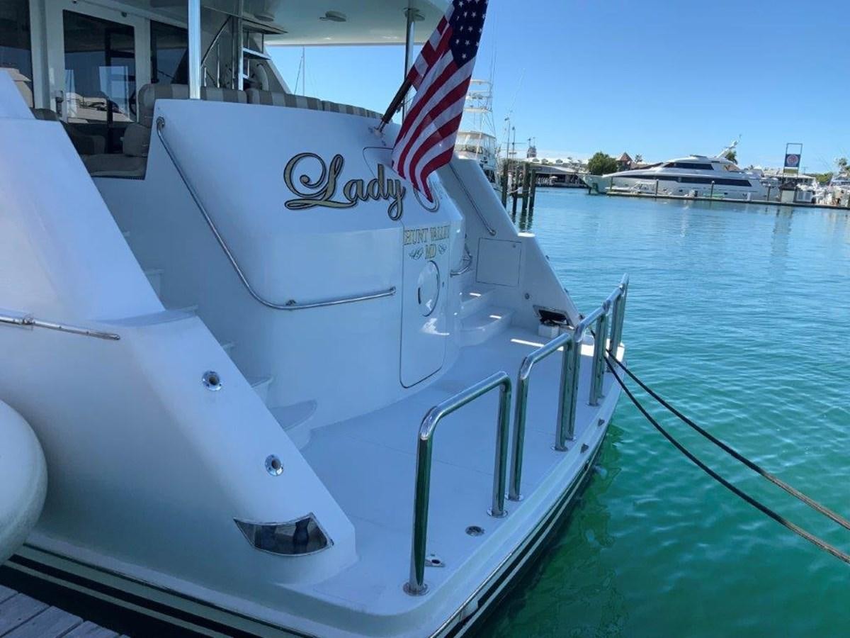 a boat on the water aboard LADY GRACE Yacht for Sale