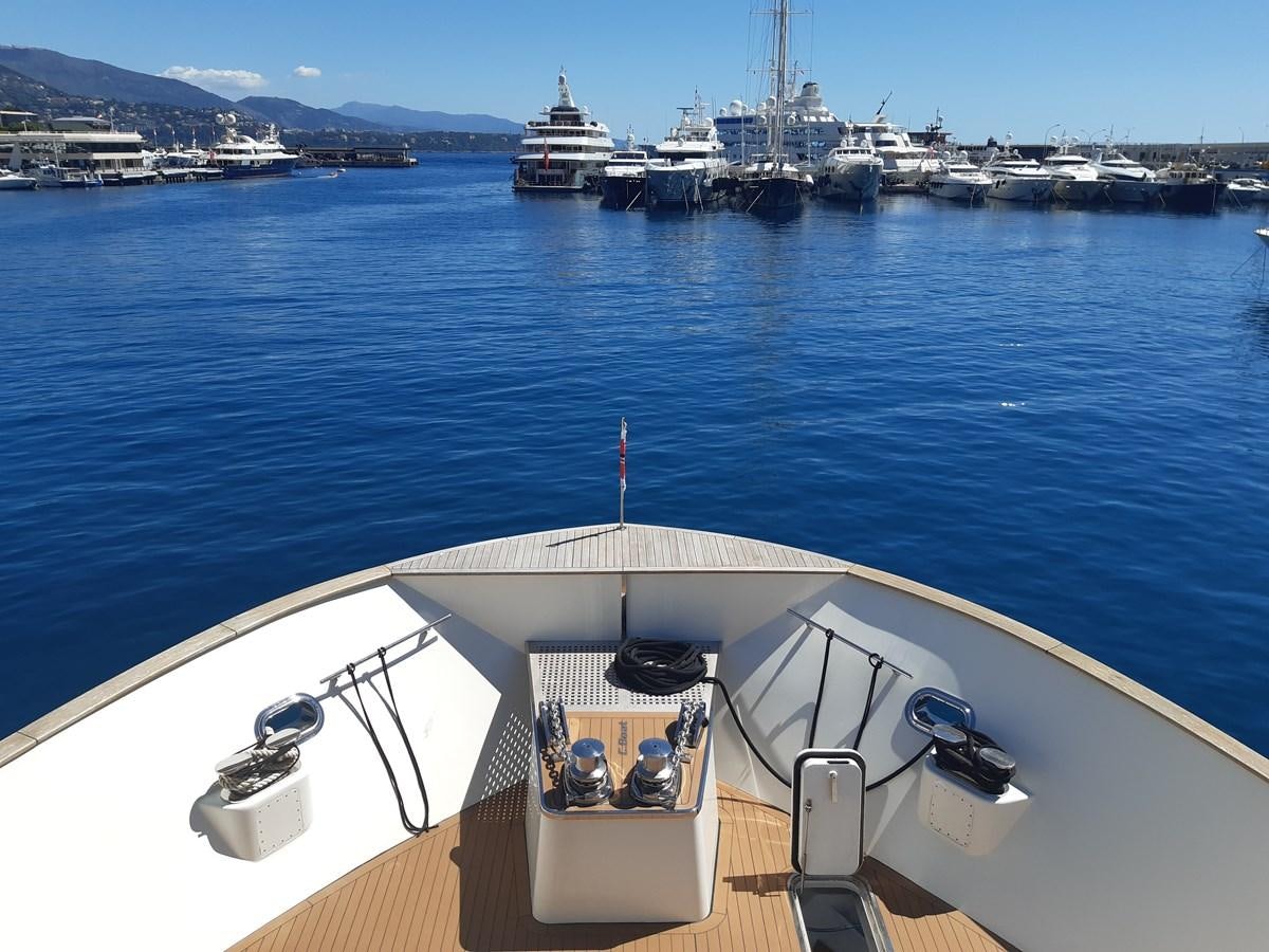 a boat on the water aboard MR. GU Yacht for Sale