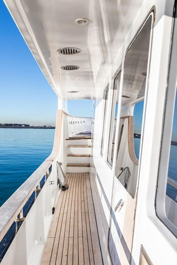 a boat on the water aboard HISTORY Yacht for Sale