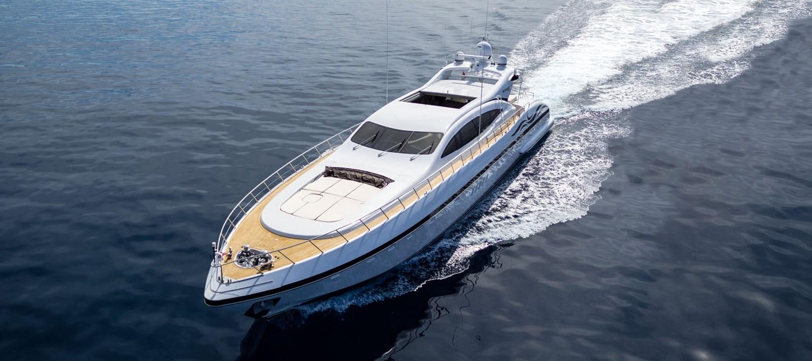 a boat on the water aboard BLOOMS Yacht for Charter