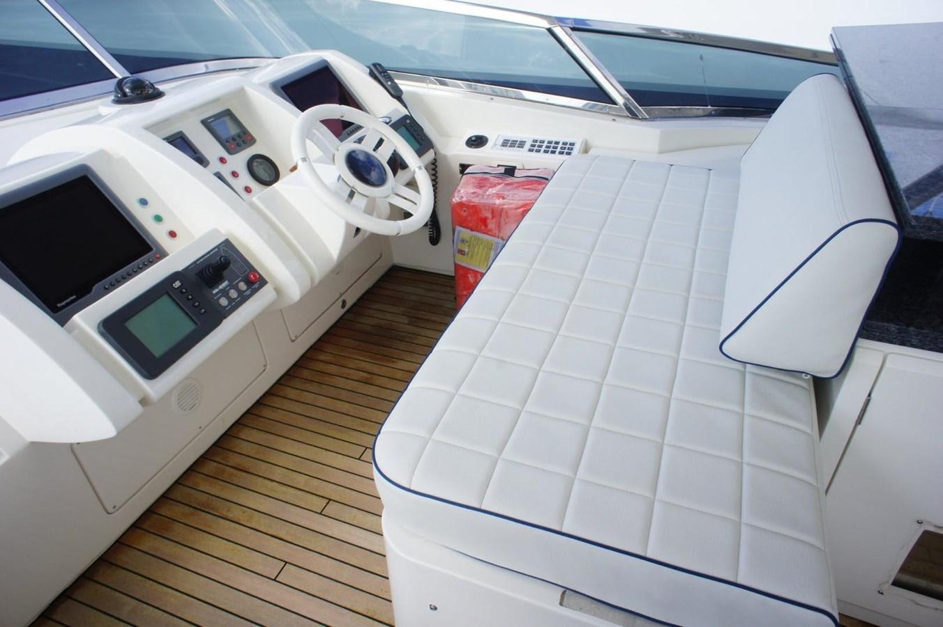 the inside of a car aboard CASPIAN Yacht for Sale