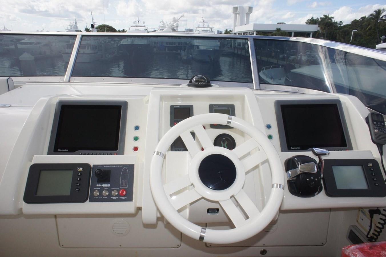 a white vehicle with a large white fan on the front aboard CASPIAN Yacht for Sale