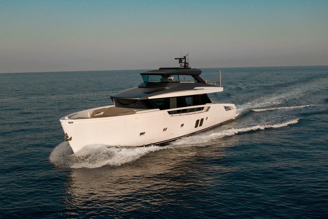 a boat on the water aboard 2019 SANLORENZO SX76 #16 Yacht for Sale