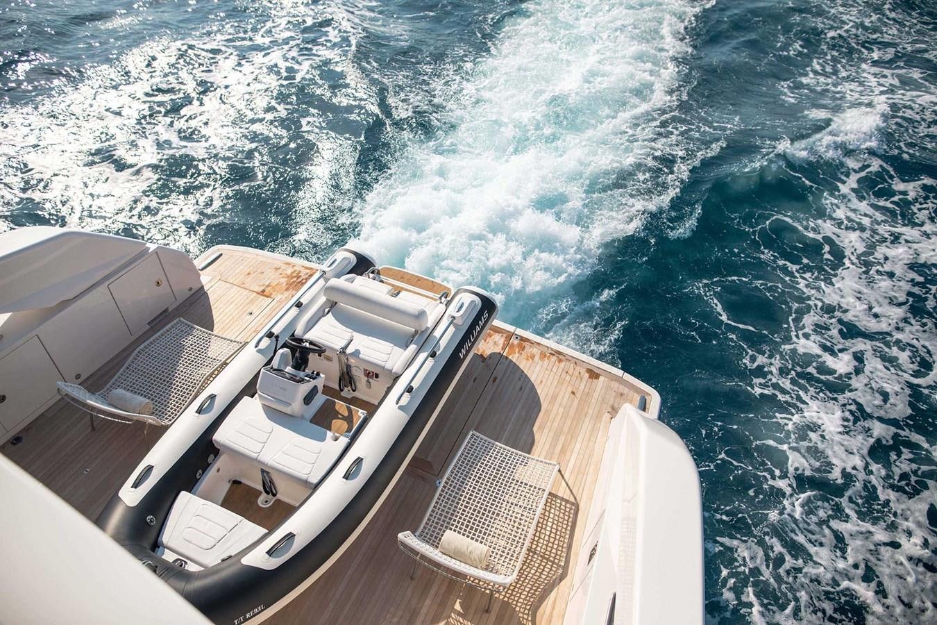 a boat on the water aboard 2019 SANLORENZO SX76 #16 Yacht for Sale