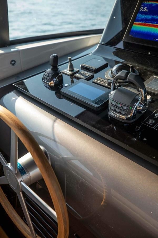 a dashboard of a car aboard 2019 SANLORENZO SX76 #16 Yacht for Sale