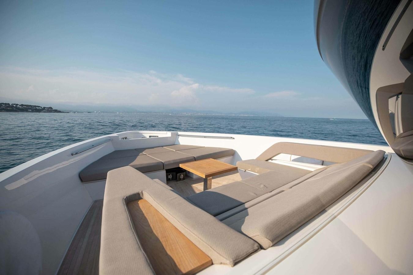 a boat on the water aboard 2019 SANLORENZO SX76 #16 Yacht for Sale