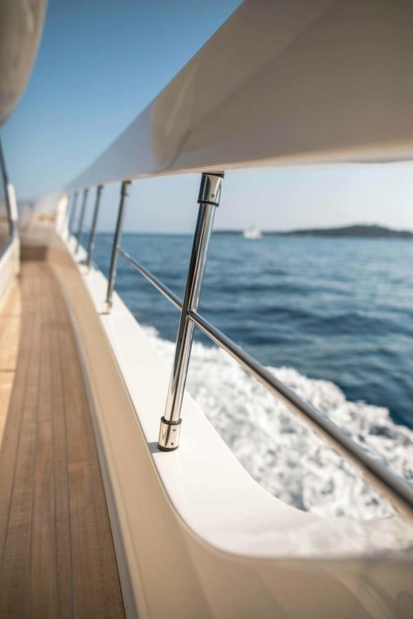 a boat on the water aboard 2019 SANLORENZO SX76 #16 Yacht for Sale