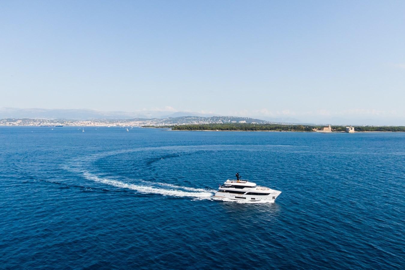 a boat on the water aboard MRS L Yacht for Sale