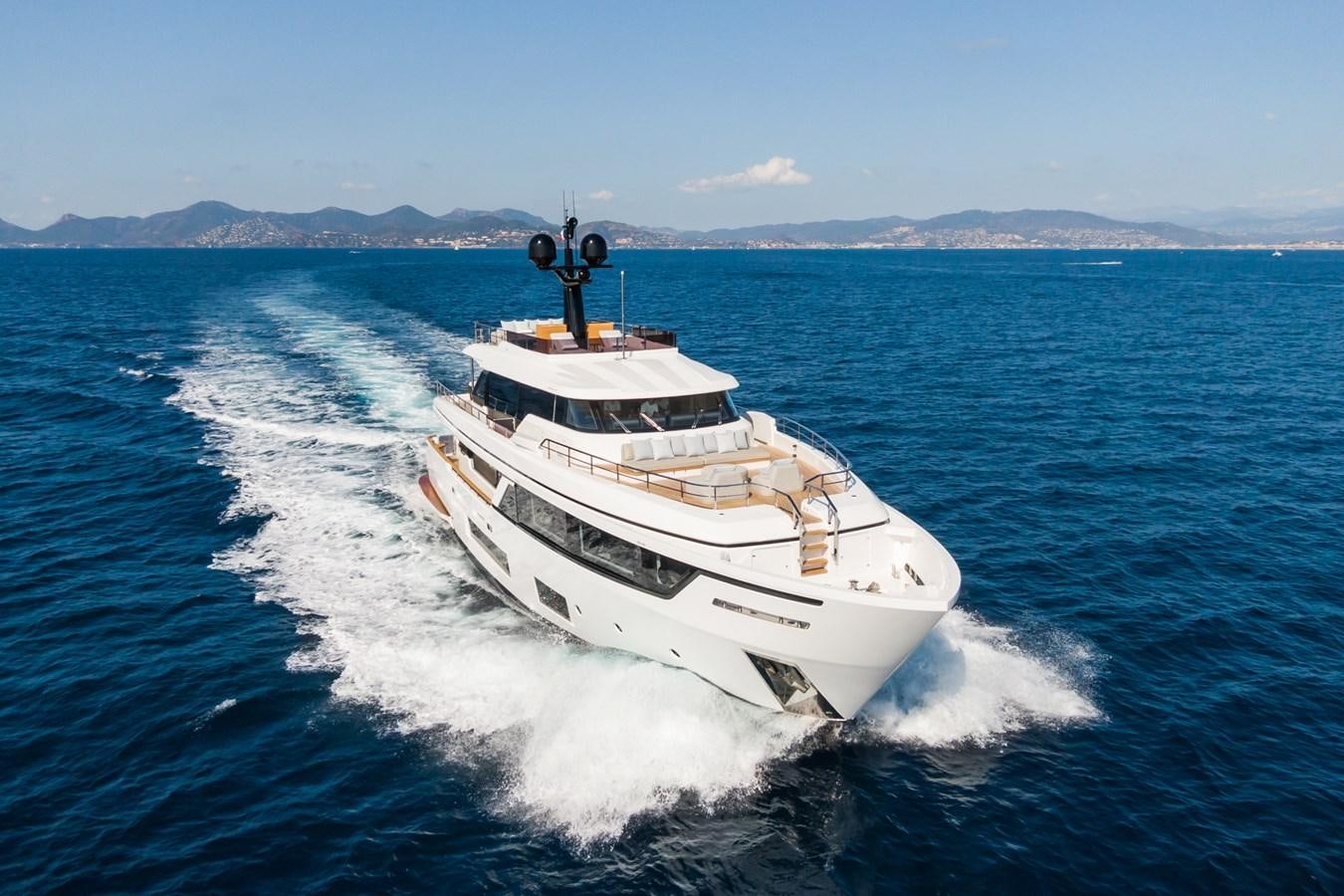 a boat on the water aboard MRS L Yacht for Sale