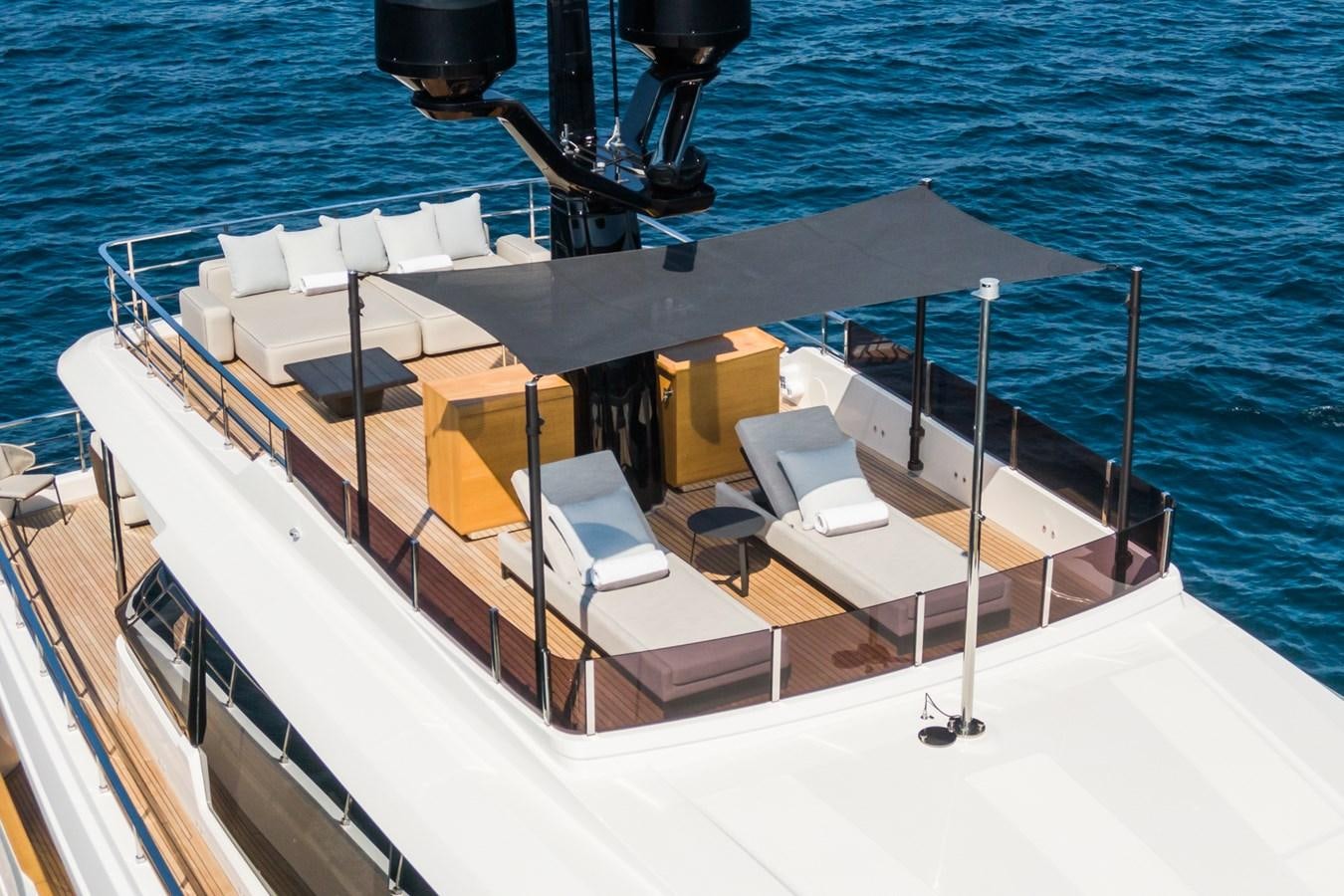 a boat on the water aboard MRS L Yacht for Sale