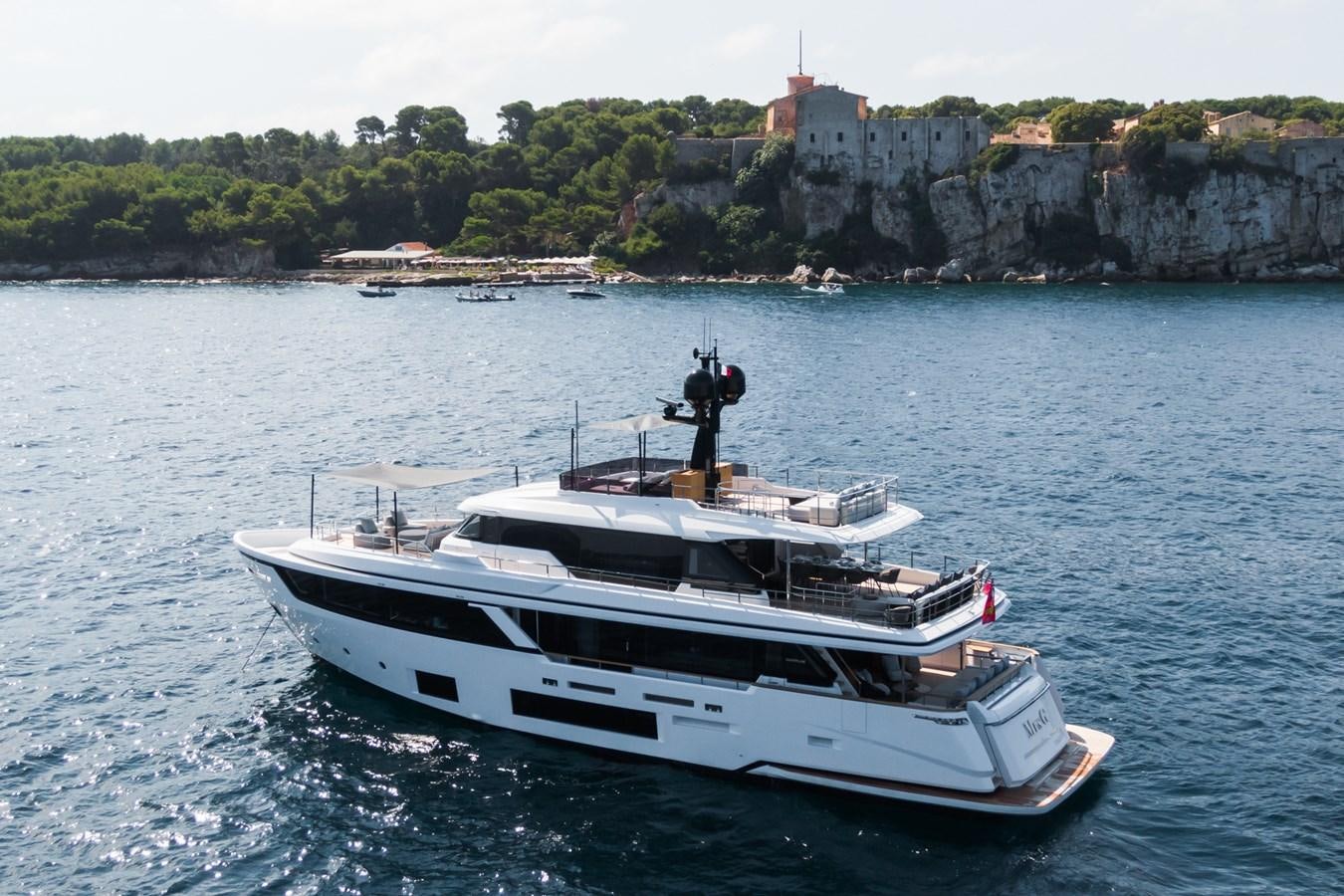 a boat on the water aboard MRS L Yacht for Sale