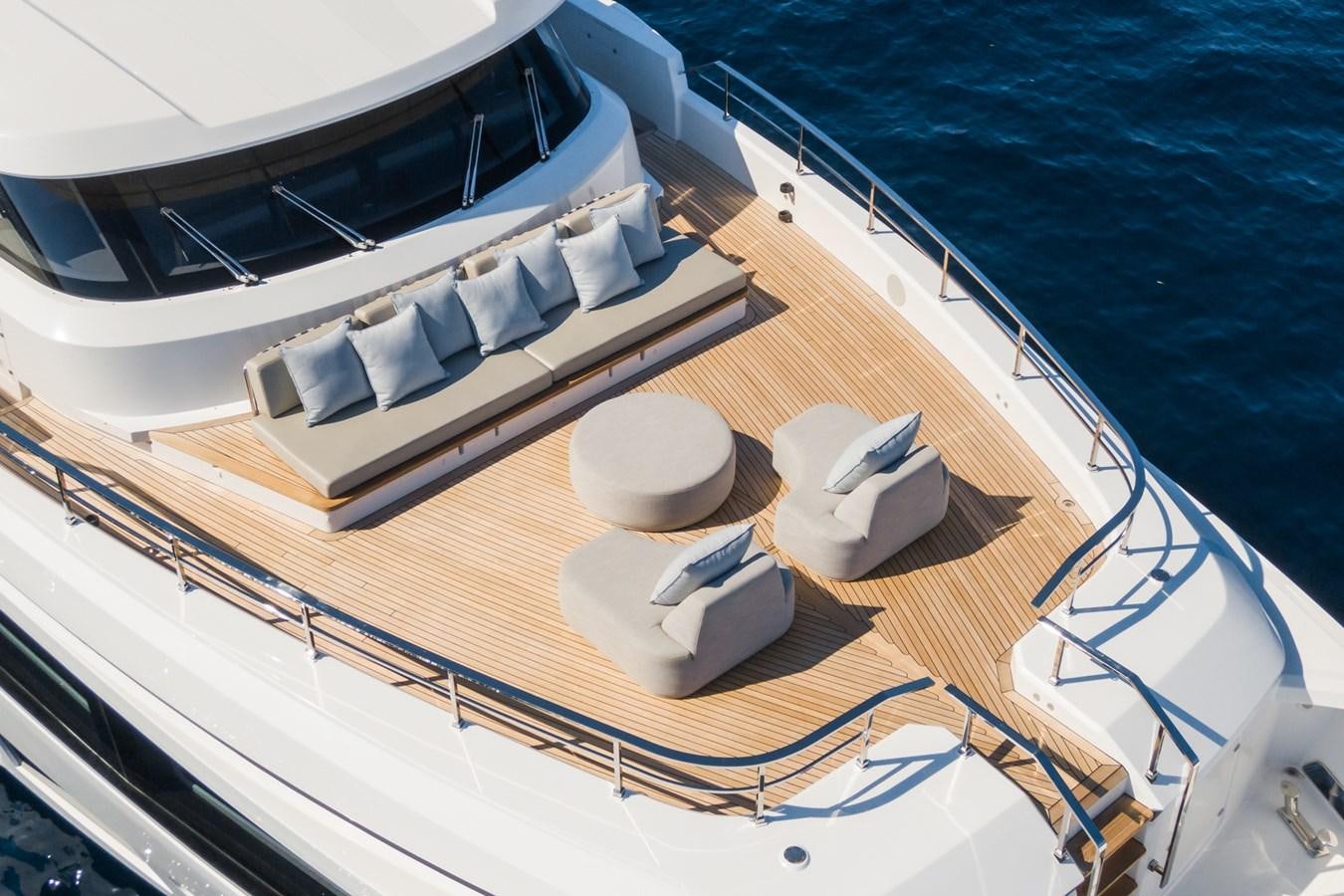 a boat on the water aboard MRS L Yacht for Sale