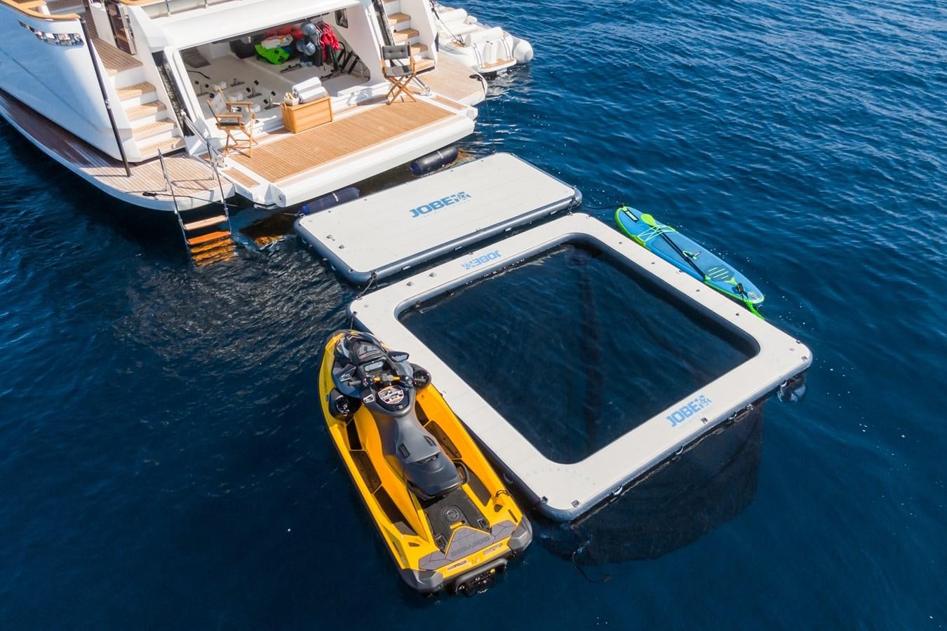 a boat on the water aboard MRS L Yacht for Sale