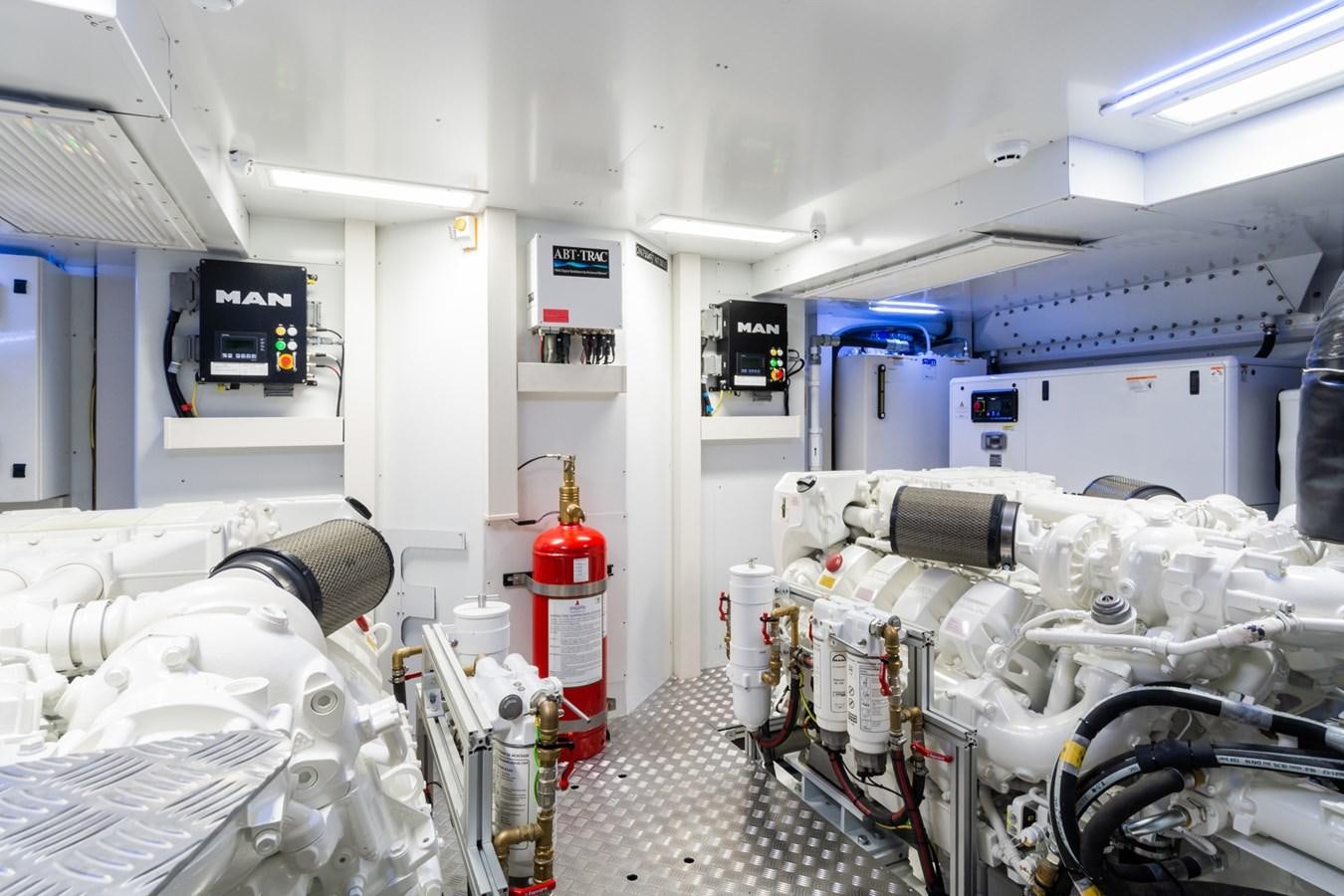 a room with equipment and equipment aboard MRS L Yacht for Sale