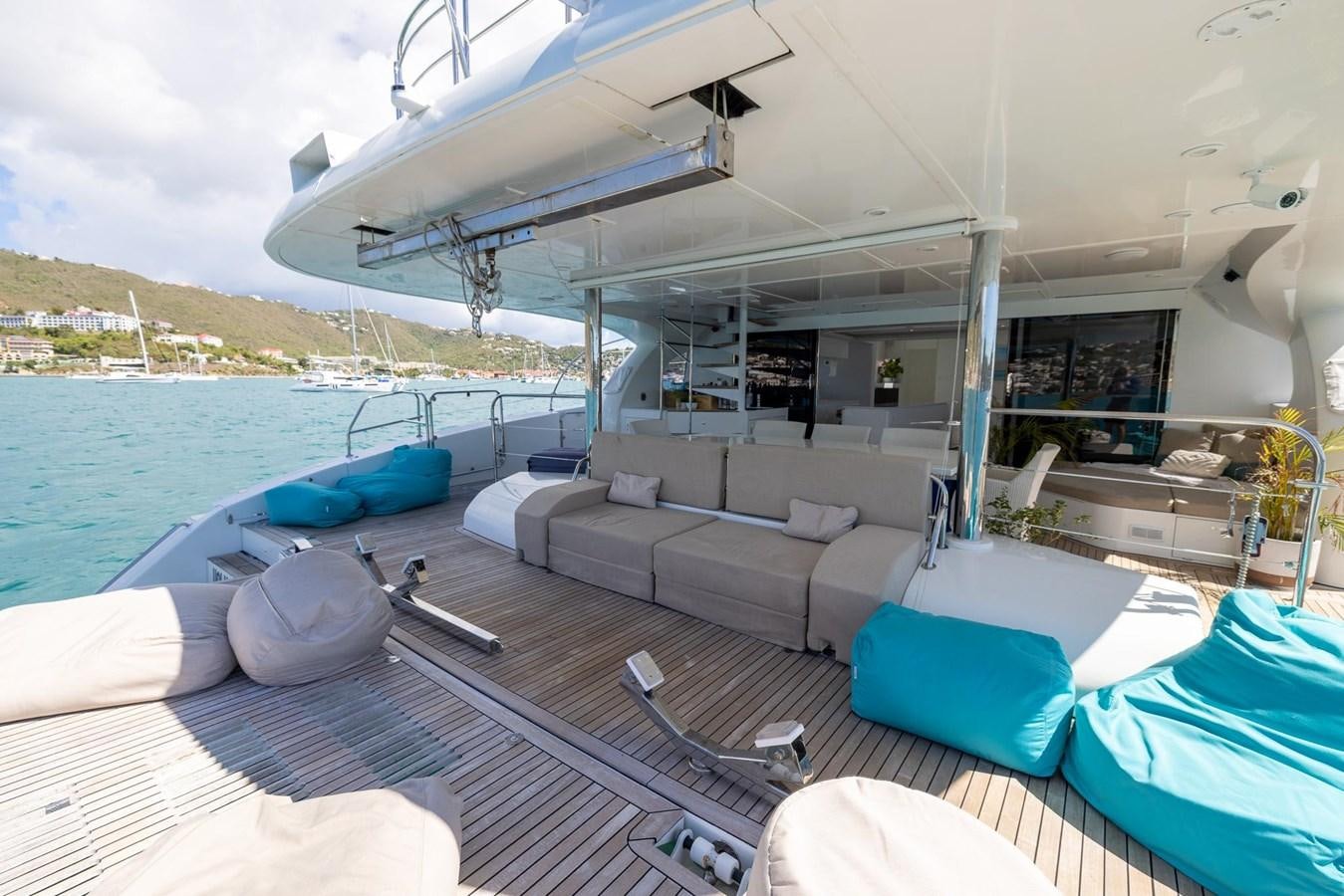 a boat on the water aboard VALHALLA Yacht for Sale