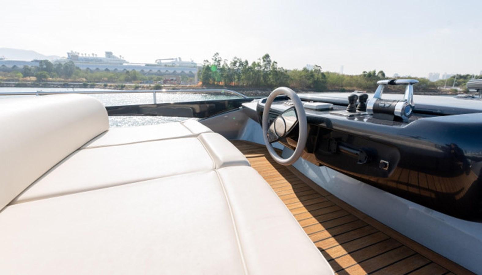 the inside of a car aboard SILVER BREEZE Yacht for Sale