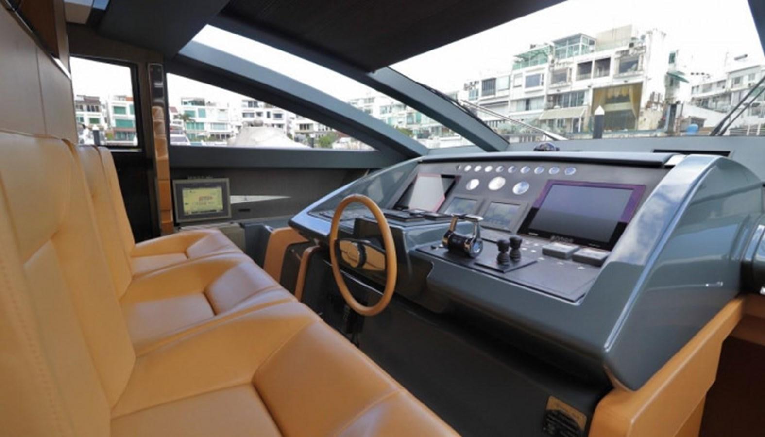 inside of a car aboard SILVER BREEZE Yacht for Sale