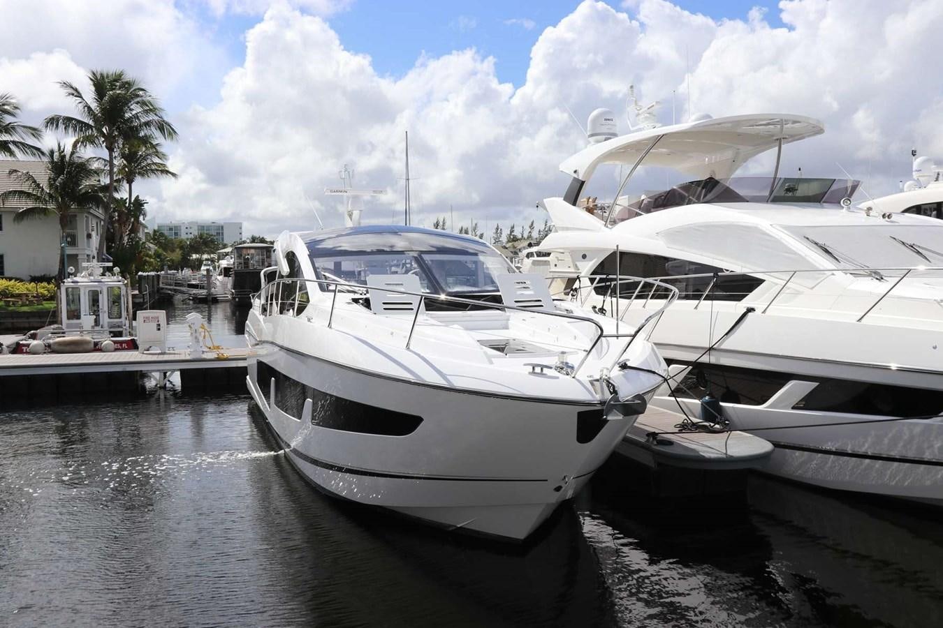 a group of boats are parked in a harbor aboard LYDIA SWAG Yacht for Sale