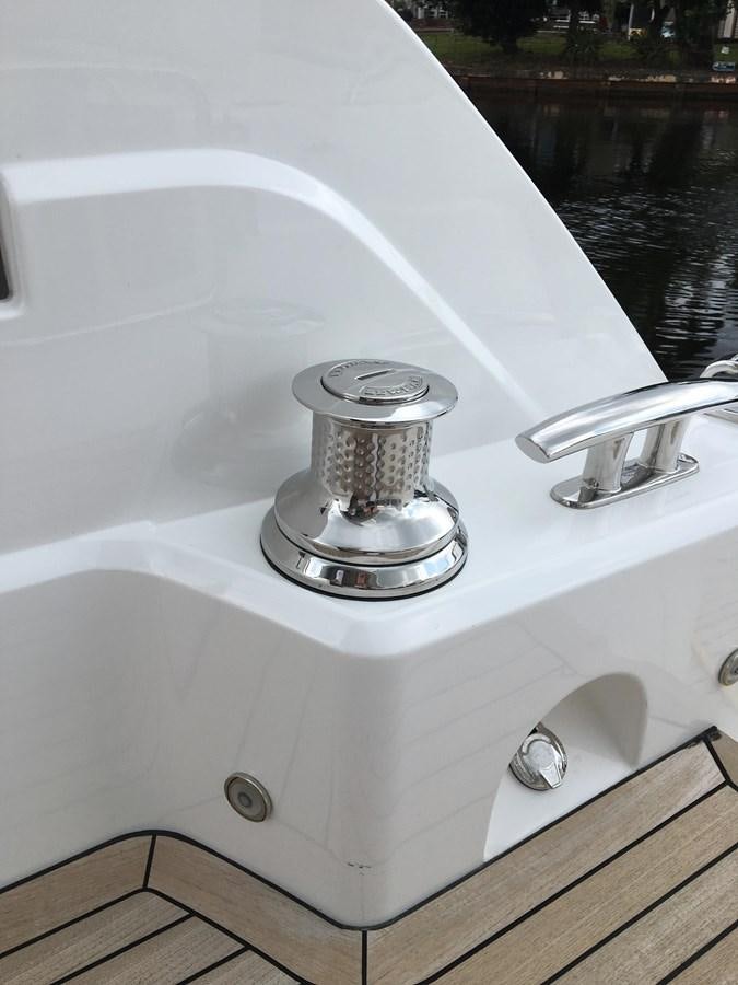 a silver sink with a faucet aboard LYDIA SWAG Yacht for Sale