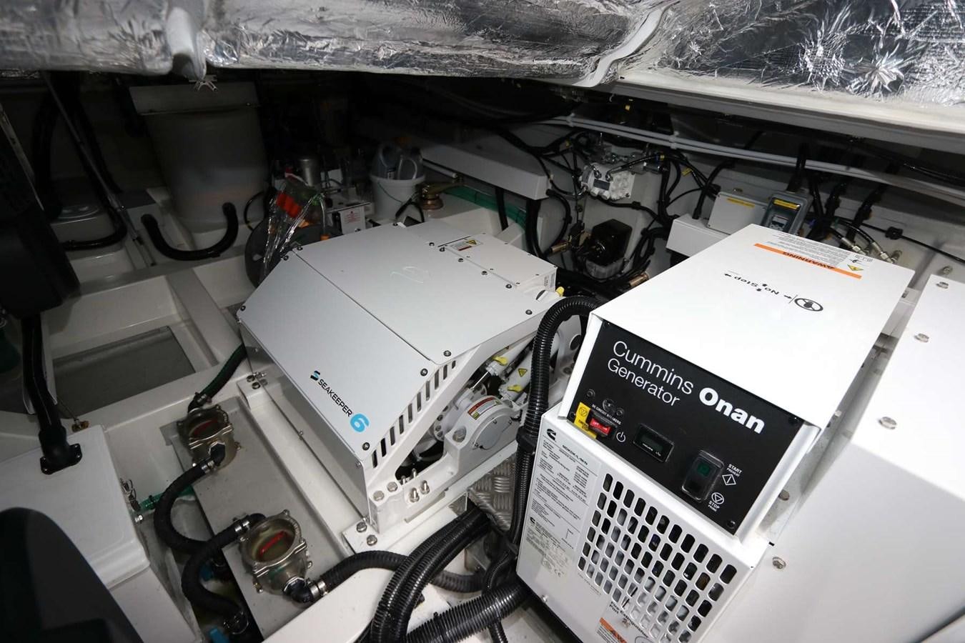 a white box with wires and a computer on it aboard LYDIA SWAG Yacht for Sale