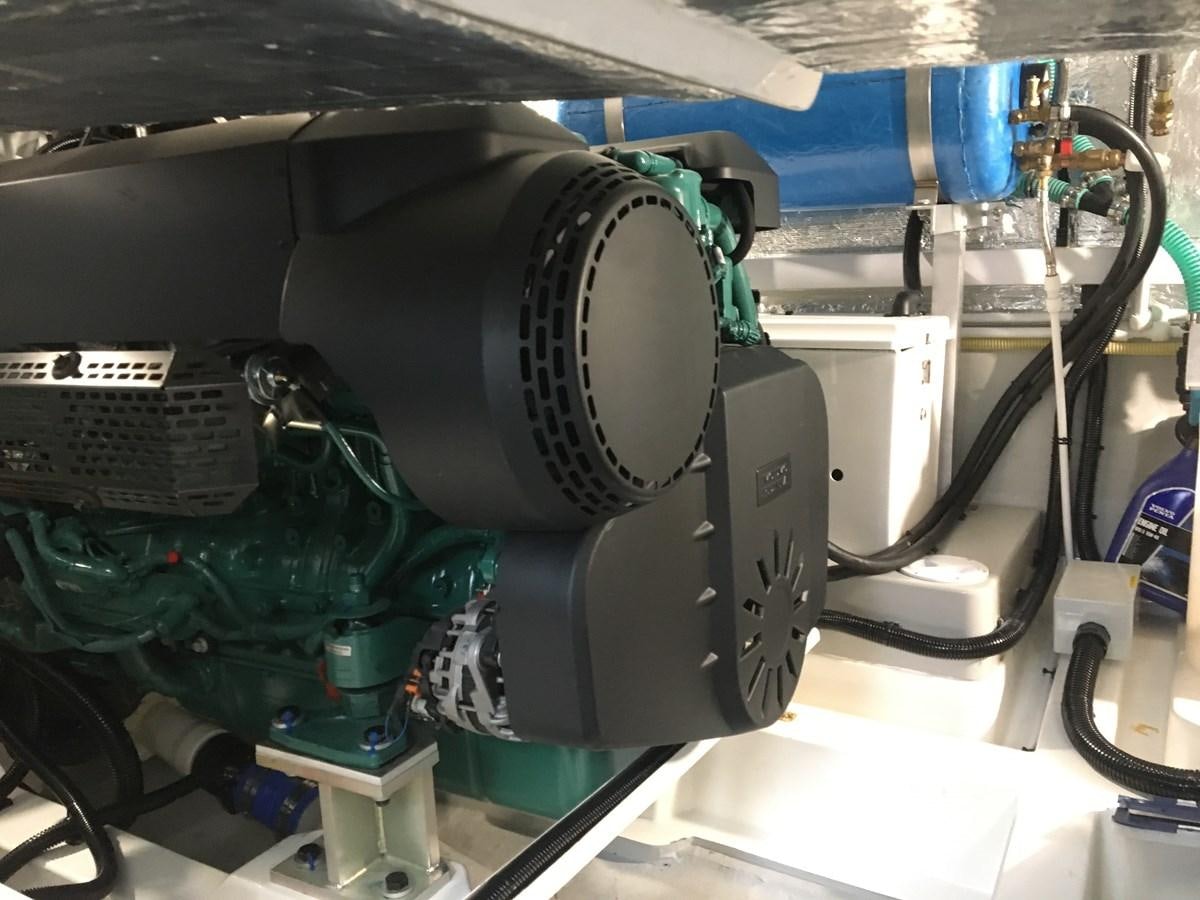 a machine with a large black pipe aboard LYDIA SWAG Yacht for Sale