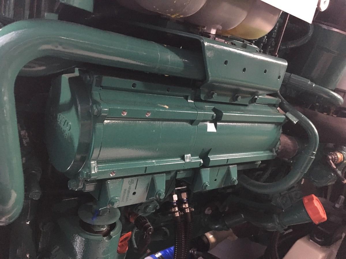 a close-up of a car engine aboard LYDIA SWAG Yacht for Sale