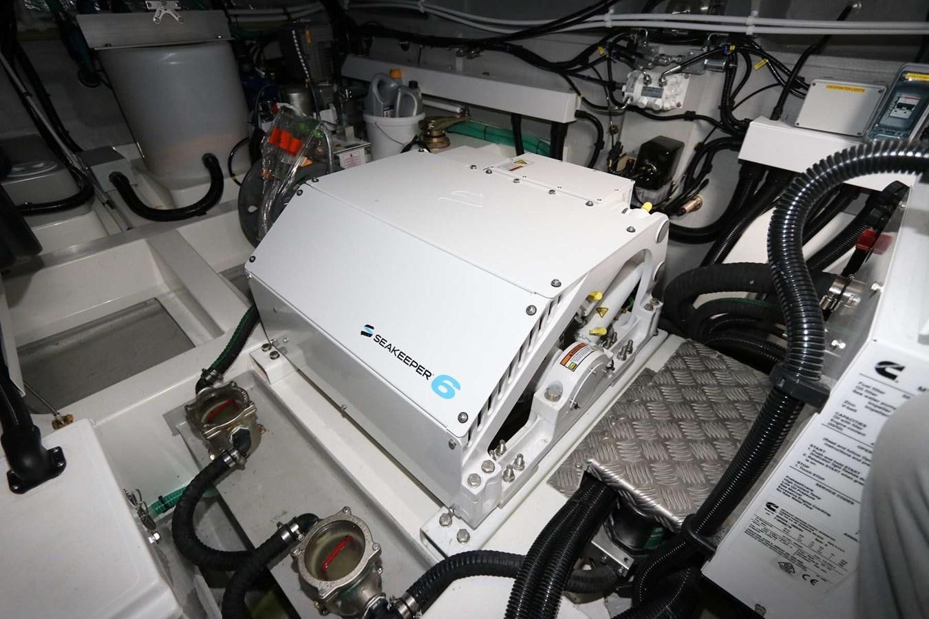 a white machine with wires aboard LYDIA SWAG Yacht for Sale