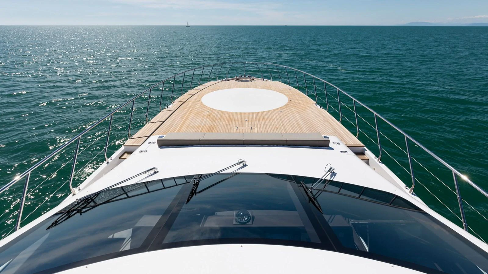 a boat in the water aboard MANGUSTA Yacht for Sale