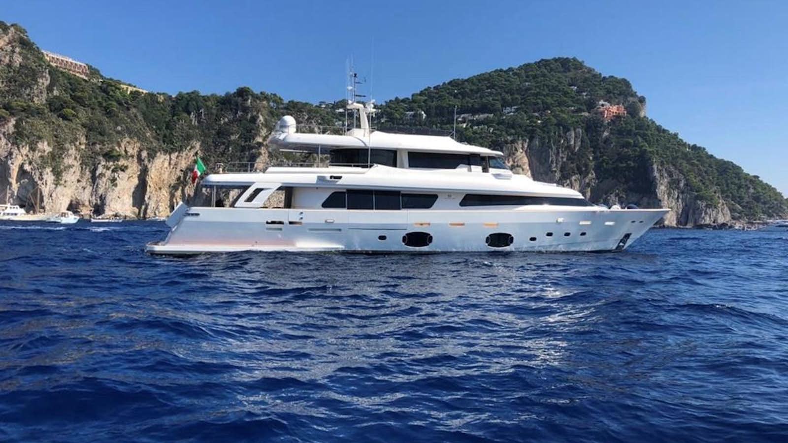 a boat on the water aboard NAVETTA 33 CRESCENDO Yacht for Sale
