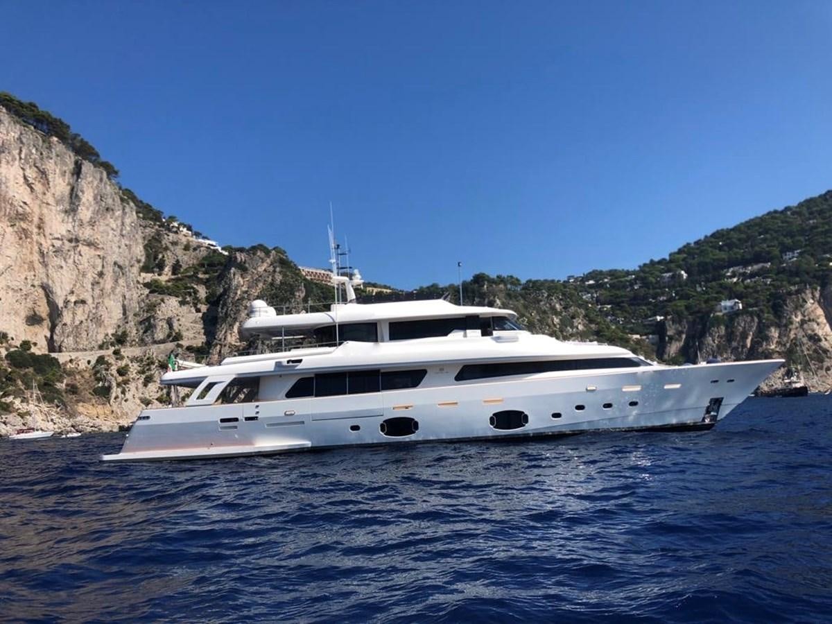 a boat on the water aboard NAVETTA 33 CRESCENDO Yacht for Sale